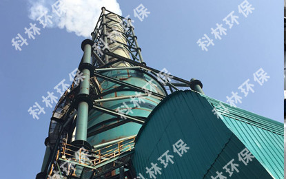 Wet desulphurization equipment for flue gas of 2 x 100m2 sintering machine